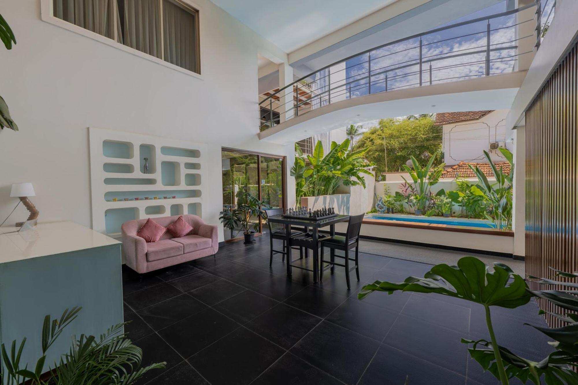 Hotel Echor Samara Morjim Goa Sea View Restro Exterior foto