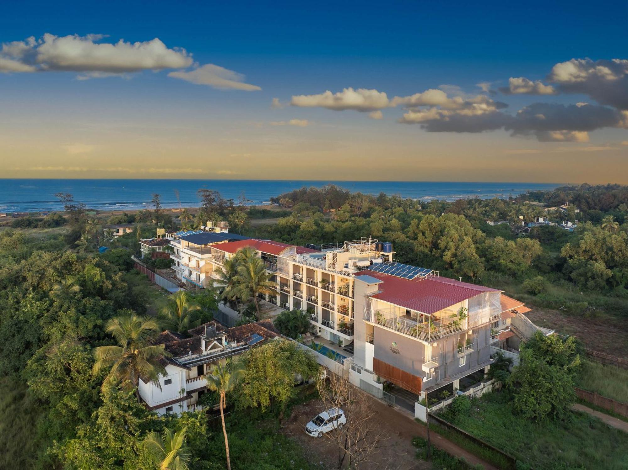 Hotel Echor Samara Morjim Goa Sea View Restro Exterior foto